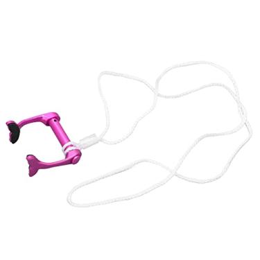 Imagem de Clipe Nasal Com Libertação Precisamente Dividida para Sugerir a Educação de Idiomas Perdida para Natação, Mergulho, Exercício (Roxo)