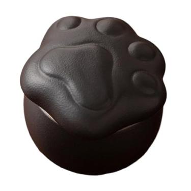 Imagem de Bothyi Vasilha de cerâmica para cozinha, açucareiro, centro de mesa, recipiente para alimentos, pote para armazenamento de alimentos, grãos de café, Preto