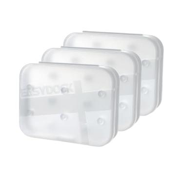 Imagem de Easy Dock Lab Capa Protetora Para Pontas De Fone Ouvido, Estojo Silicone Reposição Caixa Pequena Portátil Ouvido Azla, Protetor Auricular Spinfit À Prova Poeira, Material Composto Pp Transporte Da S