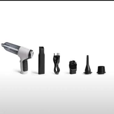 Imagem de Pó Portátil Mini Aspirador Potente Recarregável Para Carros - Relet