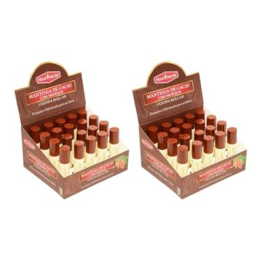 Imagem de Kit 2 Display Protetor Labial Rollon Manteiga Cacau própolis