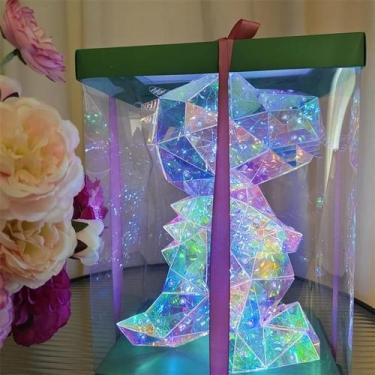 Imagem de Crianças Dinossauro Led Candeeiro De Mesa Colorido Luminoso Presente D