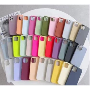 Imagem de Capa Capinha Case Para iPhone 11 Aveludado Premium (Verde limao)