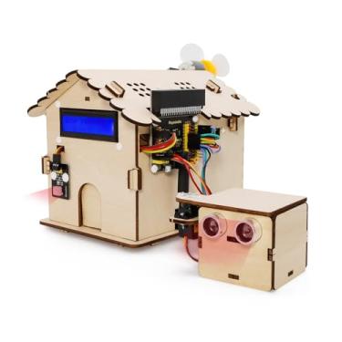Imagem de KEYESTUDIO Smart House Kit for Micro:bit V2(not Included), DIY Microbit Home Automation Educational STEM Kit for Beginners