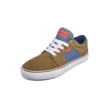Imagem de Etnies Tênis de skate Barge LS, Marrom, azul, 40