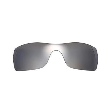 Imagem de NicelyFit Lentes de reposição polarizadas para óculos de sol Oakley Batwolf armação de vidro, Espelho de titânio, Batwolf