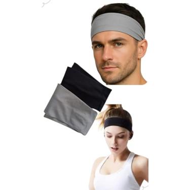 Imagem de 4 Faixas Headband Anti Suor Cabelo Testa Esporte Corrida