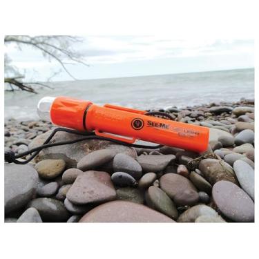 Imagem de ust See-Me 1.0 luz de LED estroboscópica de segurança impermeável de 28 lúmens para emergências, acampamento, caminhada e sobrevivência ao ar livre, laranja, tamanho único (20-51152-08)