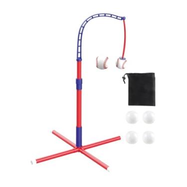 Imagem de kowaku Máquina de Arremesso de Beisebol para Crianças, Taco Ajustável, Esportes Ao Ar Livre, Natal, Meninos, Meninas, Máquina de Rebatidas, Lançador de Beise, Estilo H