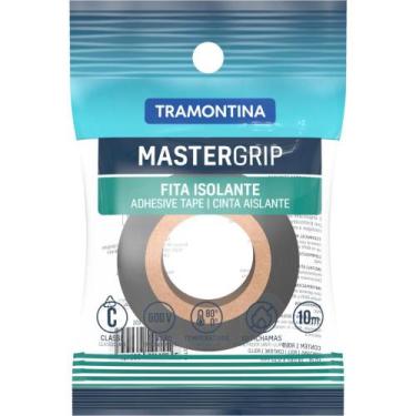 Imagem de Fita Isolante Classe C 0,13x19 mm Tramontina Preta 10 m com Embalagem 
