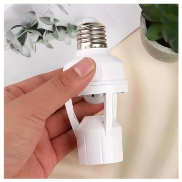 Imagem de Sensor de Presença com Fotocélula e Soquete E27, Movimento 360°, Iluminação Automática, Bivolt, Ideal para Residencial e Comercial