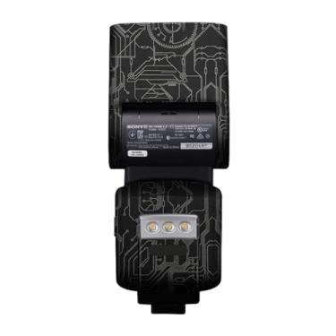 Imagem de HVL-F60RM Película de vinil anti-arranhões Casaco protetor de câmera Flash Adesivo Wrap Film Body Protector Decalque Skin para Sony HVL-F60RM (Circuit Titanium)