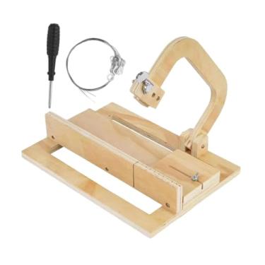 Imagem de Fenteer Cortador de sabão, ferramenta de corte, fatiador de arame para uso em panificação, restaurante, bolo, pão, casa