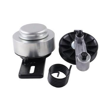 Imagem de FridayParts Kit de tensor de correia de transmissão e polia do ventilador de resfriamento de substituição 6735884 6662997 compatível com Bobcat 653 751 753 763 7753 S130 S150 S175 S185 S205 T140 T188