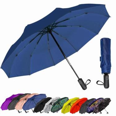 Imagem de Guarda-chuva SIEPASA Windproof Travel Compact Automatic Azul marinho
