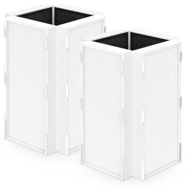 Imagem de GoKBNY Filtro Cap-1000 Compatível Com Purificador Cuisinart Purxium Cap-1000, Filtro Hepa De Substituição De 4 Lados Dobrável E Filtro De Carvão Ativo Cap-1000, Peça Nº Cap-1000Fpk, Pacote Com 2 Uni