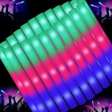 Imagem de Pacotes de espuma SHQDD, pacote com 115, gigantes, LED, 40 cm, festa, 