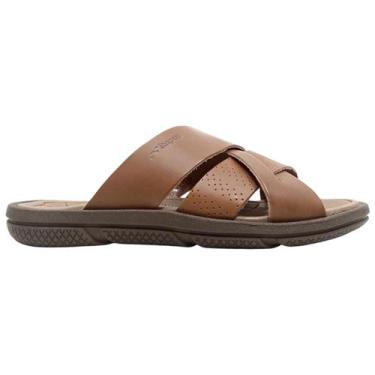 Imagem de Chinelo Slide Casual Masculino Itapuã Couro Confortável Reforçado 755,