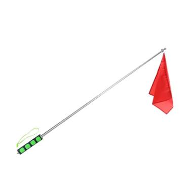 Imagem de simhoa Bandeira de treinamento de cavalos, bandeira de futebol, de treinamento esportivo, bandeiras de mão na haste, acessório de viagem para crianças, guia, Pólo 1.6m