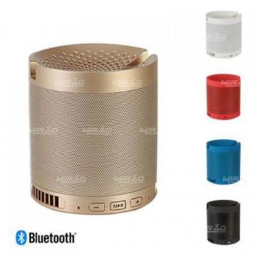 Imagem de Caixa De Som Bluetooth Mp3 USB Pendrive SD FM Viva Voz c/BASE CELULAR 
