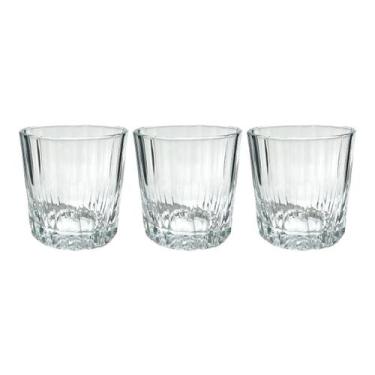 Imagem de Conjunto C/3 Copos Baixos Dara Em Vidro Para Servi 300ml - G4U