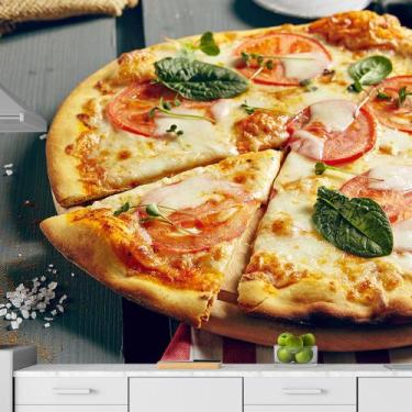 Imagem de Papel de Parede Pizza Forno Cozinha Alimento Sala Painel - 196pcp - Al