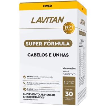 Imagem de Lavitan Hair Super Formula Cabelos E Unhas C/30 Cpr Revestid - CIMED