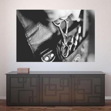 Imagem de Painel Adesivo de Parede - Barbearia - Barber Shop - 1123pnm - Allodi