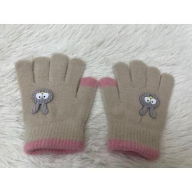 Imagem de Luva Infantil Frio Inverno de Lã 3 a 12 Anos Aquece - princesa, 3, 5 a