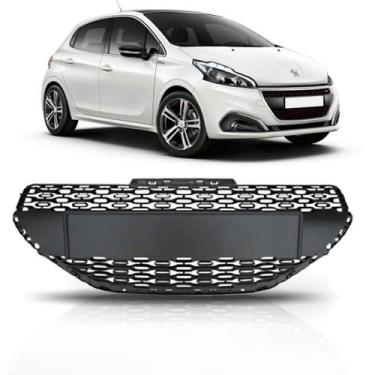 Imagem de Grade radiador peugeot 208 2012 a 2016 sem moldura (modo europeu espor