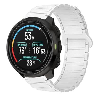 Imagem de Compatível com pulseiras SUUNTO OCEAN, pulseira magnética esportiva de silicone magnético de 20 mm e 22 mm compatível com SUUNTO OCEAN, RACE, RACE S, VERTICAL, 9 PEAK, 9 PEAK PRO, 5 Peak, 3 Smartwatch