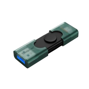 Imagem de Kingston Pen Drive DataTraveler DuoG2 de 256 GB | USB-A + USB-C 3.2 Gen 1 | DTDEG2/256GB