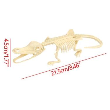 Imagem de Brinquedo de dinossauro montado diy infantil Arqueologia Esqueleto fós