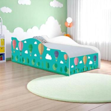 Imagem de Cama Infantil Glow Balão no Céu Com Colchão - CASA H