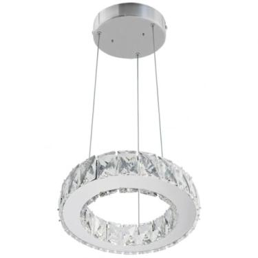 Imagem de Pendente Led Redondo 14w 4000k 250 Mm Tokyo Bronzearte Inox