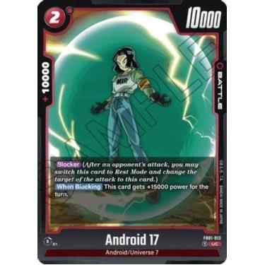 Imagem de Carta Dragon Ball TCG - Android 17 (Awakened Pulse) - Incomum