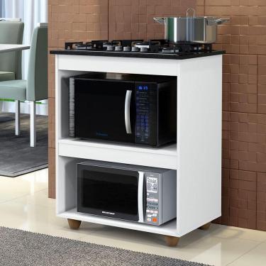 Imagem de Balcão Para Cooktop 4 Bocas Turim Cor:branco