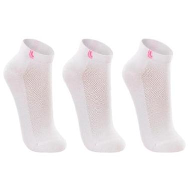 Imagem de Kit 3 Pares de Meias Lupo Feminina Cano Curto Algodão Lisa Premium, Br