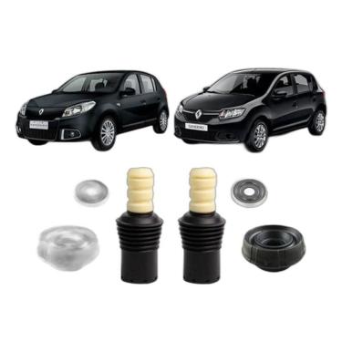 Imagem de Kit Coxim Amortecedor Dianteiro Sandero 2009 2010 2011 2012