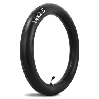 Imagem de GYL Tubo interno resistente de 14 x 2,50 com válvula Schrader, tubo de bicicleta elétrica de 35 cm para scooters elétricas e pneus de bicicleta elétrica, substituição para a maioria dos pneus 14 x