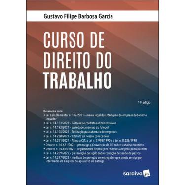 Imagem de Livro - Curso de Direito do Trabalho - 17ª edição 2022