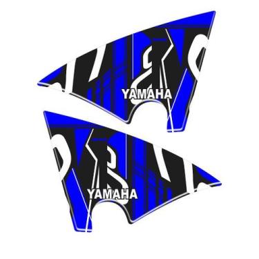 Imagem de Adesivo Protetor Tank Pad Resinado Compatível com Motocicletas - Cromo