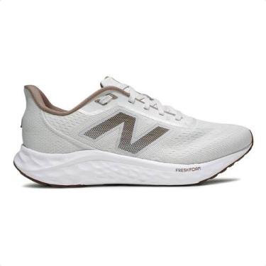 Imagem de Tênis New Balance Fresh Foam Arishi V4 Masculino, 42, Cinza, Marrom