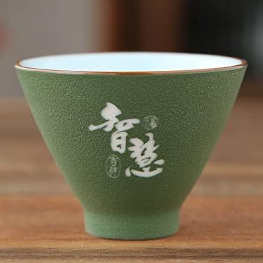 Imagem de Conjunto de chá tradicional artesanal de cerâmica xícara de chá de viagem pessoal tigela de chá de cerâmica chinesa acessórios xícara Pu'er chá moderno conjuntos de chá xícaras (cor: B3-6X5CM 70) (C3