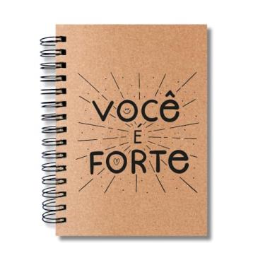 Imagem de Caderno Sem Pautas Capa Dura 100 Fls 200 Pág A5 Você É Forte