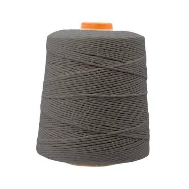 Imagem de Barbante Pluma 600g Colorido Fio 6 / Fio 8, Cinza Fio 8 Cor 03
