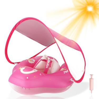 Imagem de Baby Pool Float WYRIAZA com proteção solar de dossel UPF50+