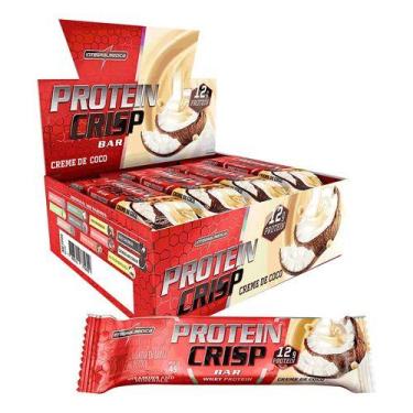 Imagem de Whey Protein Crisp Bar Creme de Coco 45g 12 unidades Integralmedica