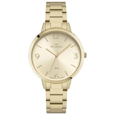 Imagem de Relógio Technos Feminino Ref: 2035nbc/1x Elegance Dourado