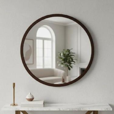 Imagem de Espelho Redondo 60cm Moldura Alumínio Basic Reduna